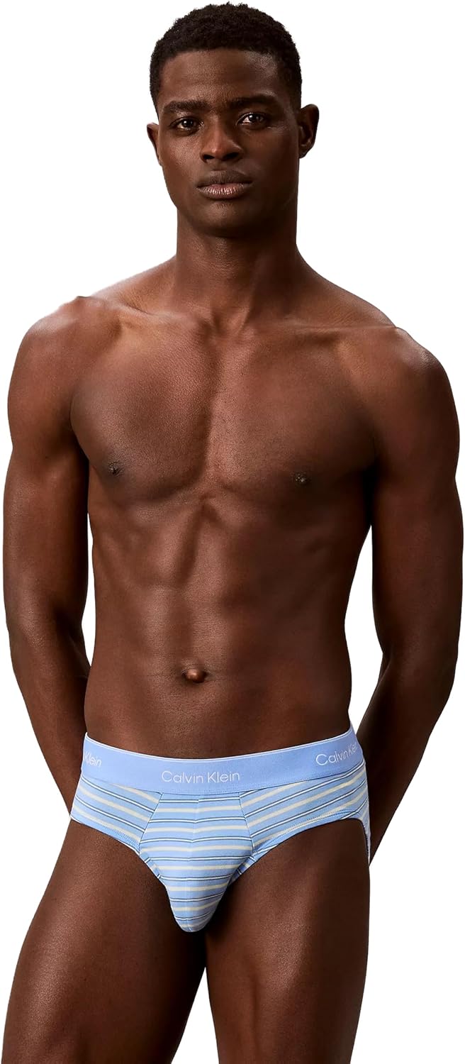 Calvin Klein Men's Icon Cotton Stretch 3-pack Hip Brief