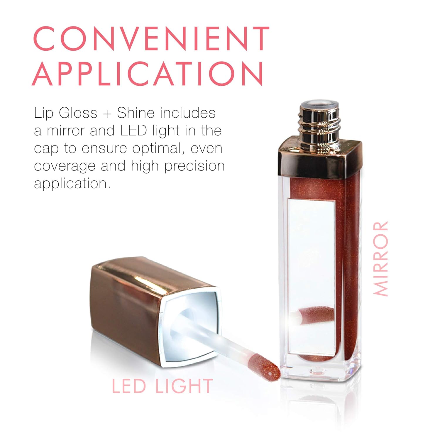 Beauty For Real Lip Kit, Love You So - Gloss + Shine (Rebel Rebel) & D-Fine Lip Pencil (Neutral Deep) - Non-Sticky Plumping & Hydrating Gloss and Complementary, Long-Wear Liner - Image 6