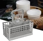 Panier de lave-vaisselle universel, lave-linge polyvalent Partie Couverts Boîte de rangement de remplacement avec une poignée-Universal(240 X 135 X 123mm)