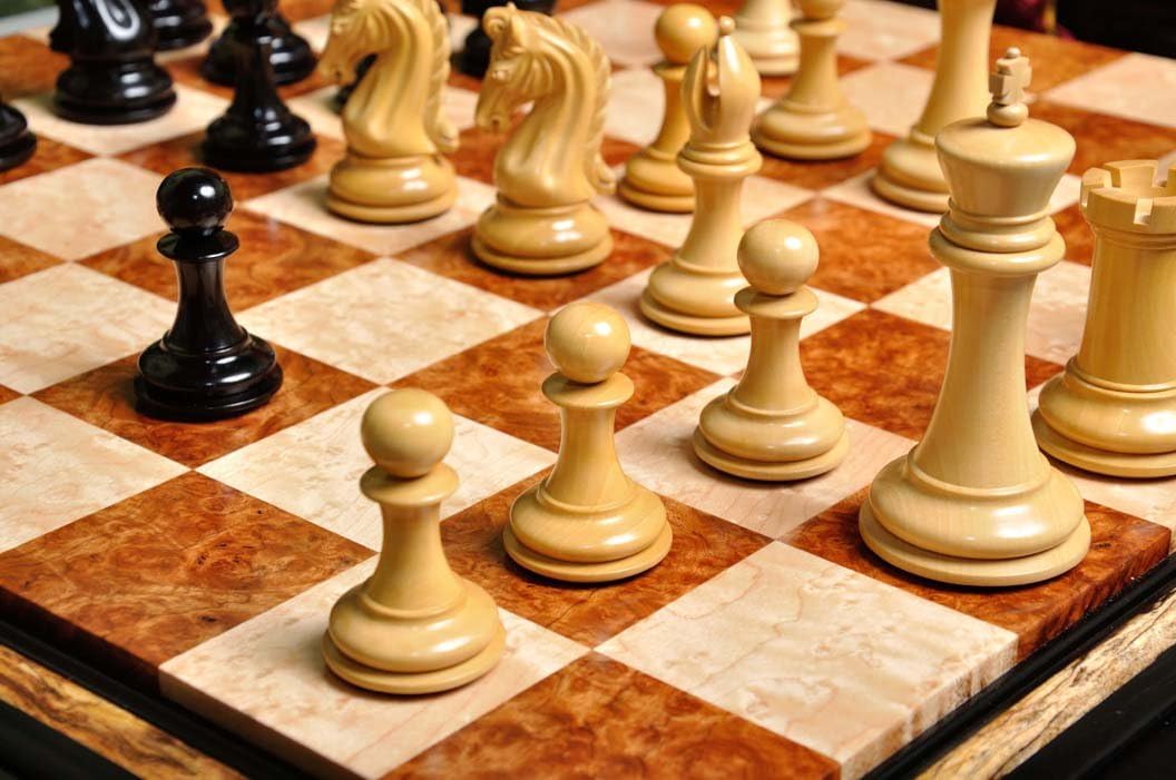 The House of Staunton - The Forever Collection - Imperial Collector Luxury Chess Set - Pieces Only - 4.4" King - Genuine Ebony