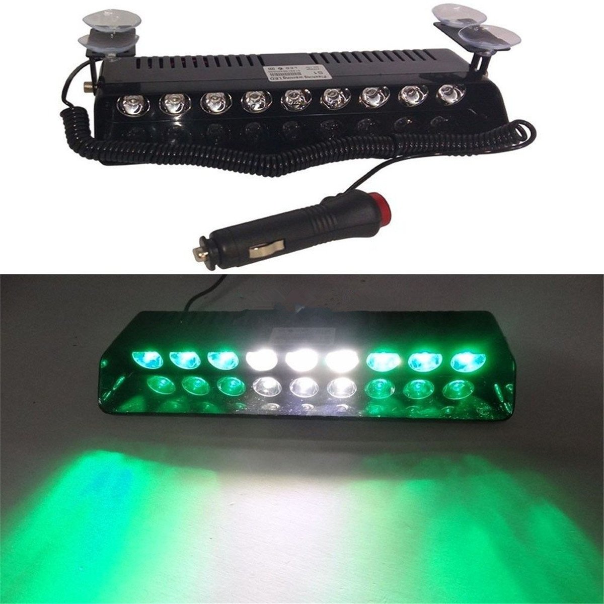 Buy Fochutech 9 LED 15 Modes 9W Traffic Advisor Emergency Warning