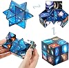 Infinity Cube Toys Magic Star Cube, 2 in 1 3D Cube, Folding Cube, Infinity Cube Puzzle, Magic Cube, 2 in 1 Set, Infinity Cube, Euclidean Cube, Stress Relief, Brain Development, Brain Training