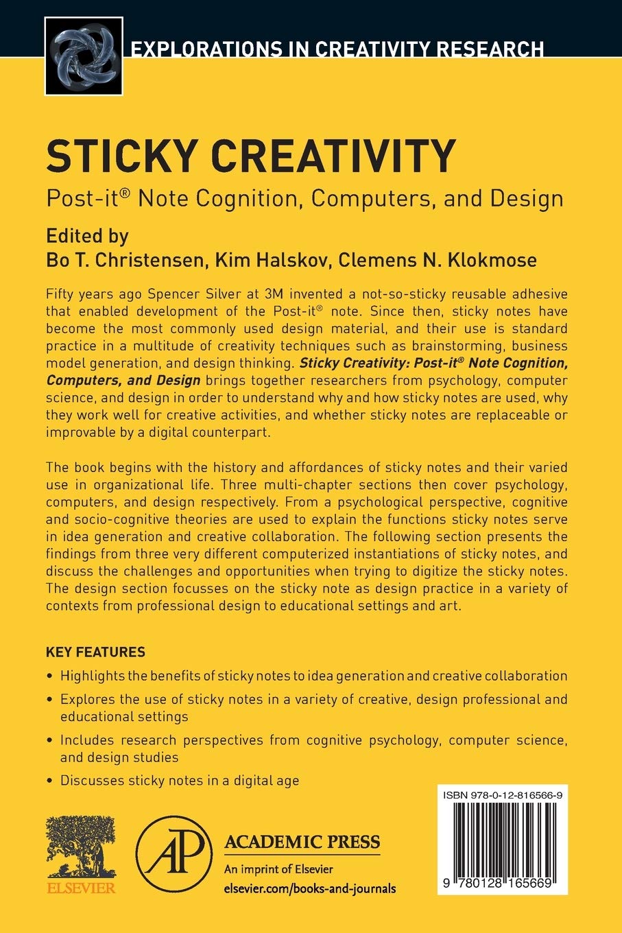 Sticky Creativity: Post-it® Note Cognition, Computers, and Design (Explorations in Creativity Research)
