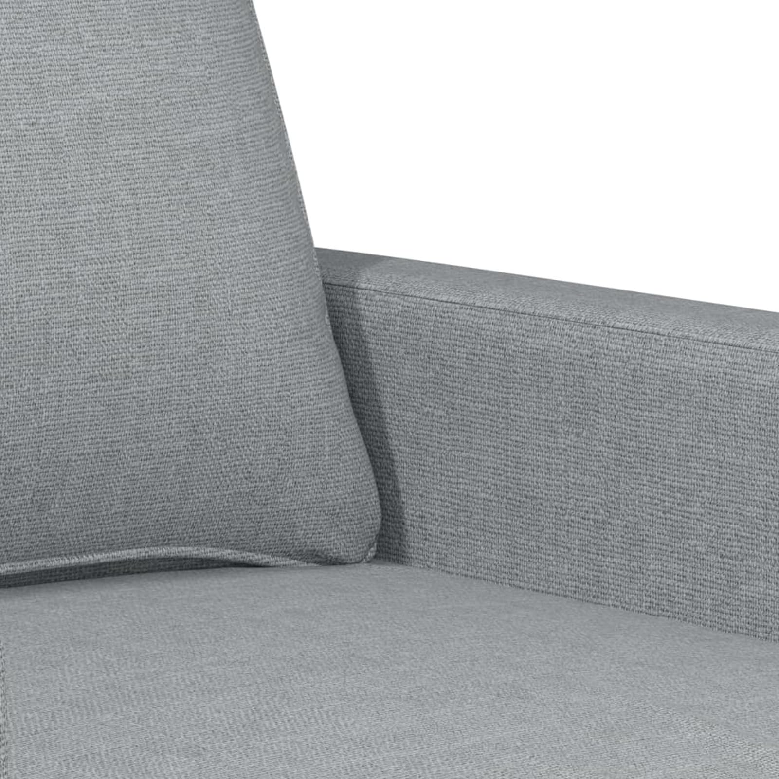 BaraSh Divano Moderno a 3 Posti Grigio Chiaro 180 cm in Tessuto, Divano da Soggiorno