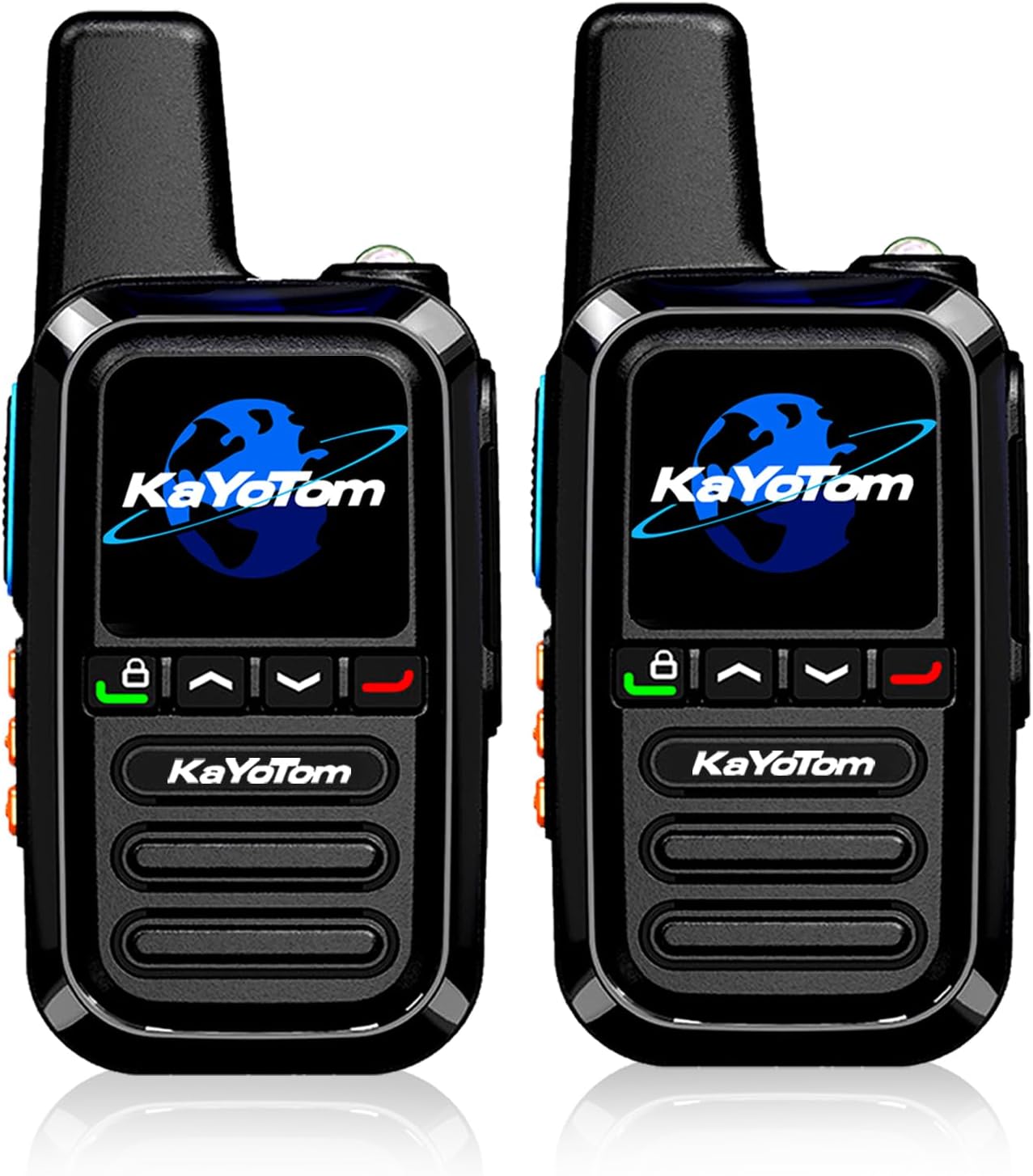 2 Pack Global Walkie Talkie-Unlimited Distance Walkie Talkie-Long Distance walkie Talkie with Clear Audio for Truck Drivers to Communicate remotely During Logistics Operations(SIM Card Included)