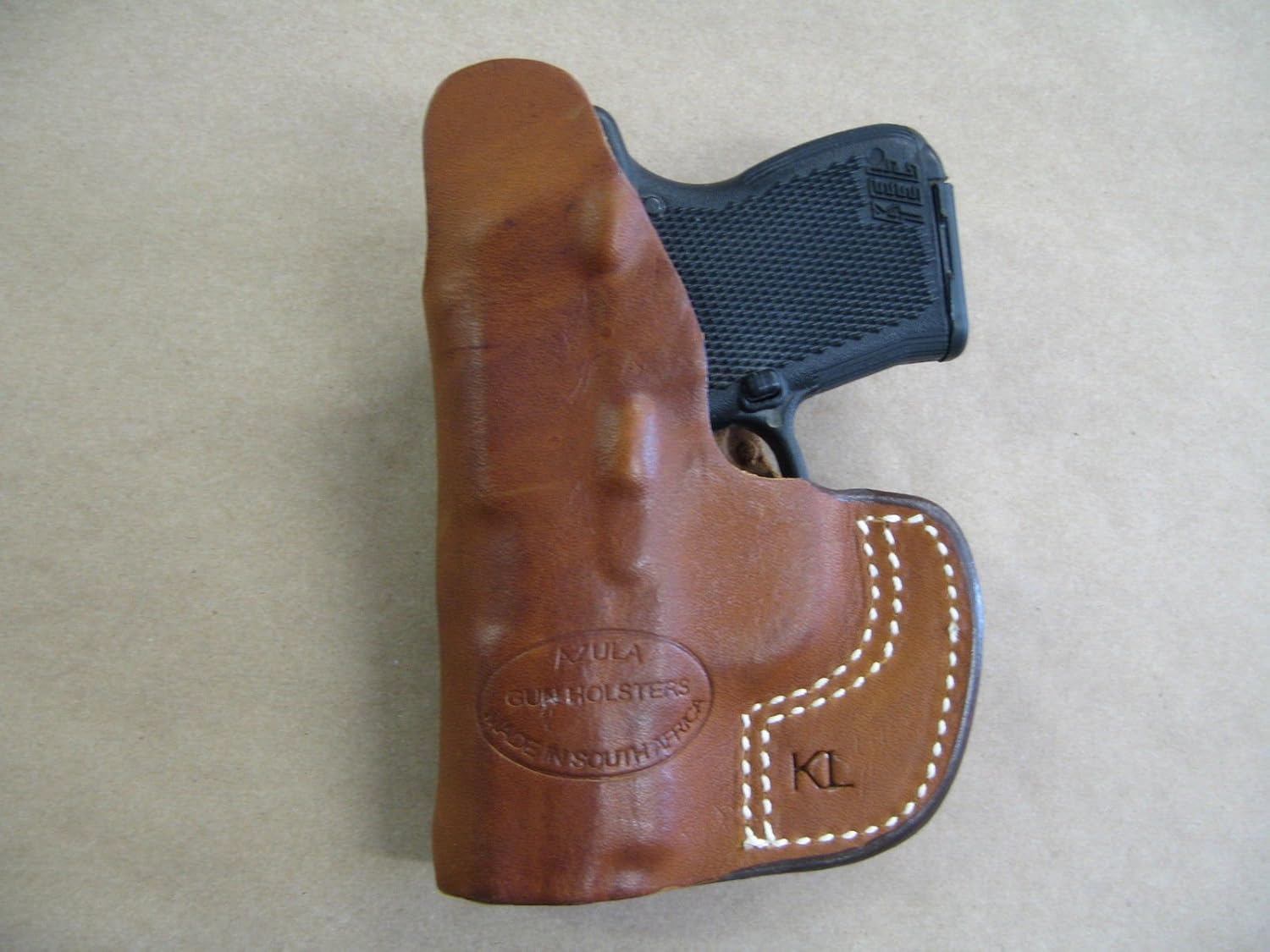 Azula Gun Holsters Taurus 738 TCP .380 IWB Waistband Molded Leather Concealed Carry Holster CCW TAN RH