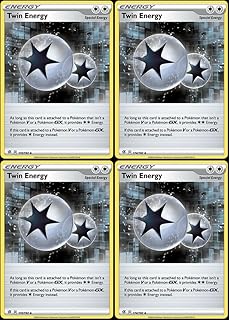 Twin Energy 174/192 - Rebel Clash Energy Set Pokemon TCG Playset x4