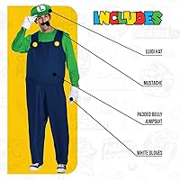 Vista 2 de Disguise Disfraz Luigi Deluxe para hombre