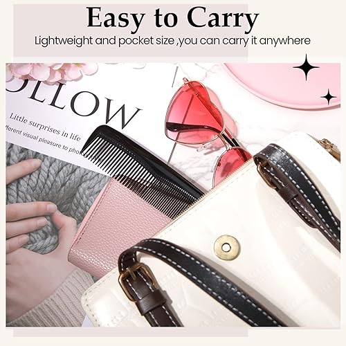 Miniatura 4 de Juego de 300 peines para el cabello, a granel, para mujeres y hombres, reutilizables, de bolsillo, pequeño peine de plástico, peine fino para