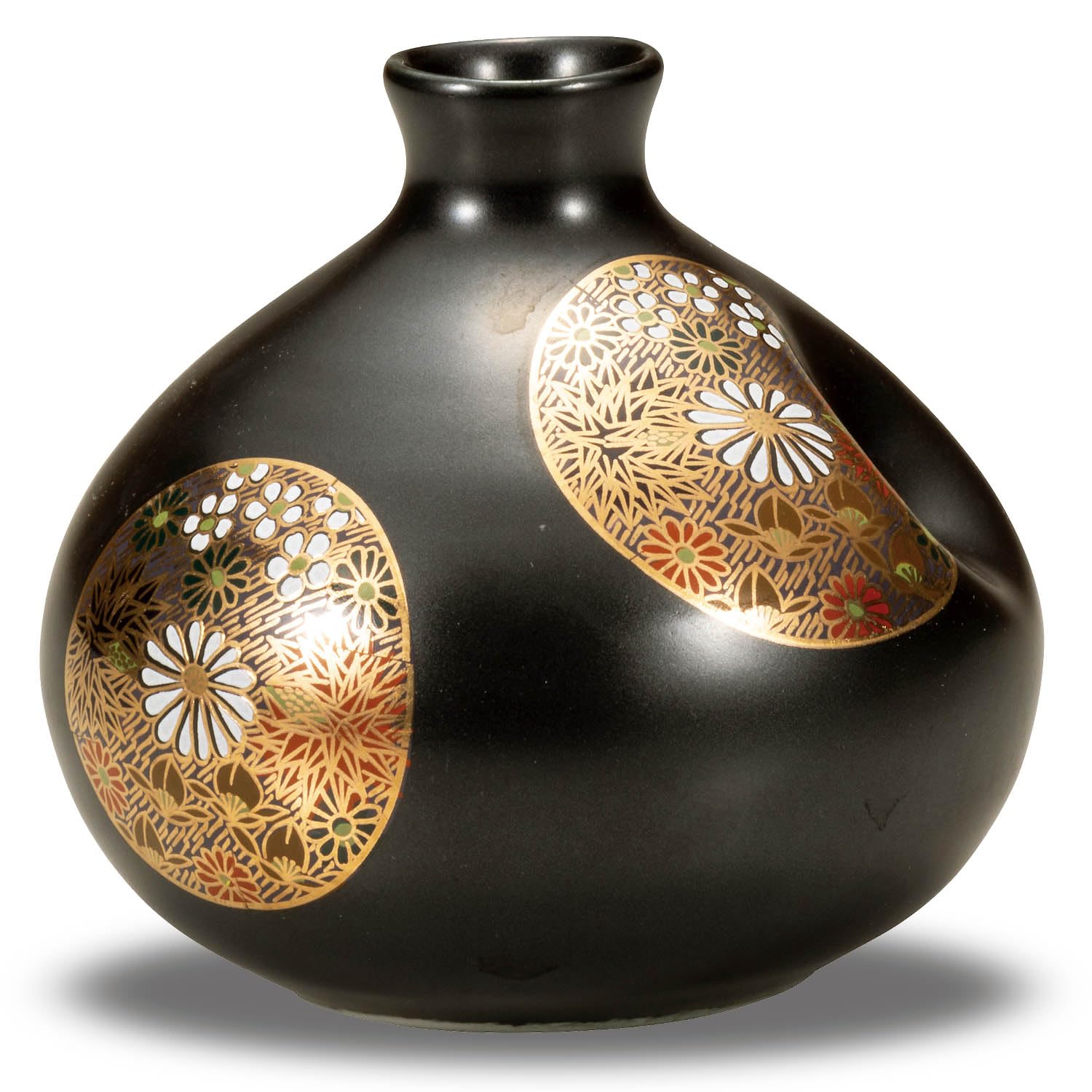 陶器 花瓶2個と皿1枚 セット - 工芸品