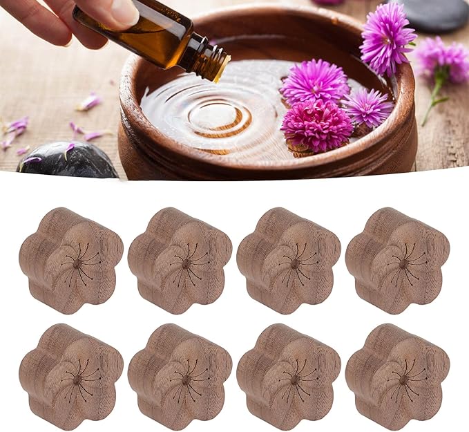 Difusor de Aromas de Madera PerGar - 8 Piezas Portátil para Auto miniatura 6