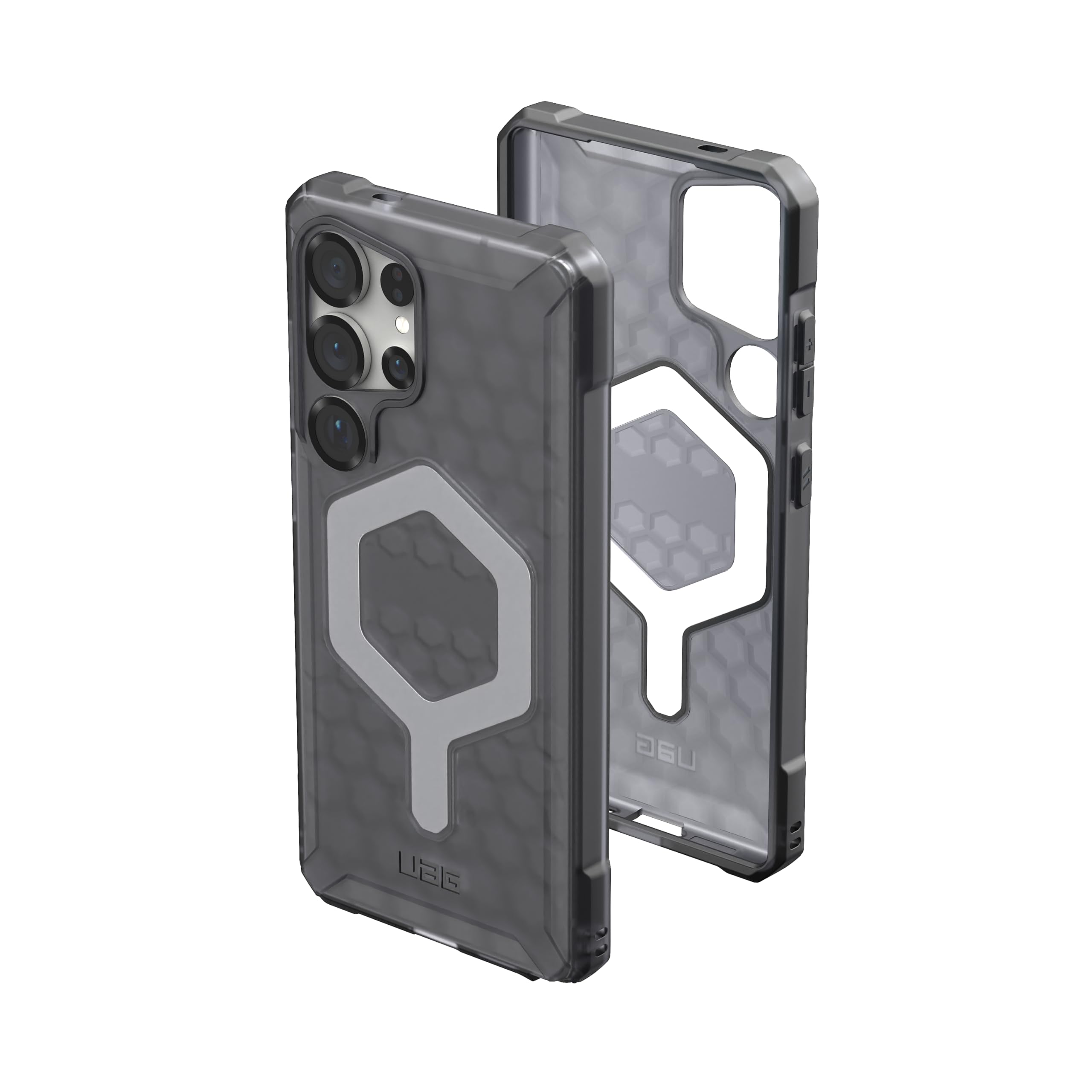 Urban Armor Gear UAG Essential Armor for Samsung Galaxy S25 ULTRA case cover [MagSafe compatible] 15 Feet Drop tested - Ash
