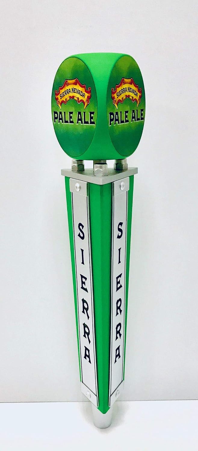Sierra Nevada Pale Ale 3-Sided Tap Handle 12" Tall