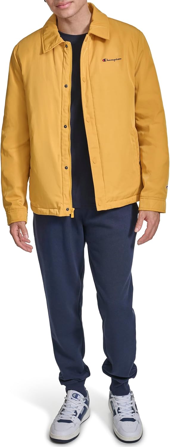 Champion mens Active Water-resistant Coaches Jacket - Image 2