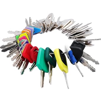 39 Full Heavy Equipment Master Keys-Construction Machine Ignition Keys