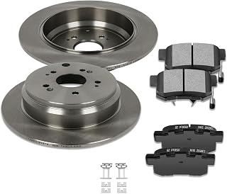 SCITOO Rear 12" Brake Pads and Rotors Kits Brakes Kit:31372;D1086