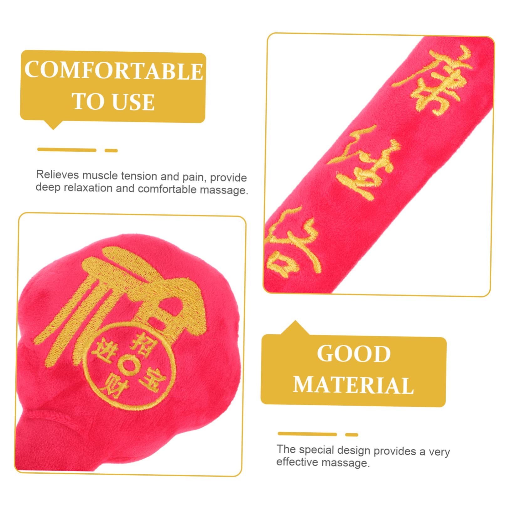 Healeved 2pezzi Massaggiatore Muscolare Portatile Con Design Ergonomico Per Massaggi Profondi Su Corpo Schiena Collo e Gambe Strumento Di Rilassamento Per Benessere Fisico e Comfort