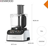 Kenwood MultiPro OneTouch FDM73.850SS Robot de cuisine compact et mixeur sur pied, 12 accessoires, 6 programmes automatiques, vitesse variable et fonction pulsation, balance intégrée, 1000 W, couleur - 6