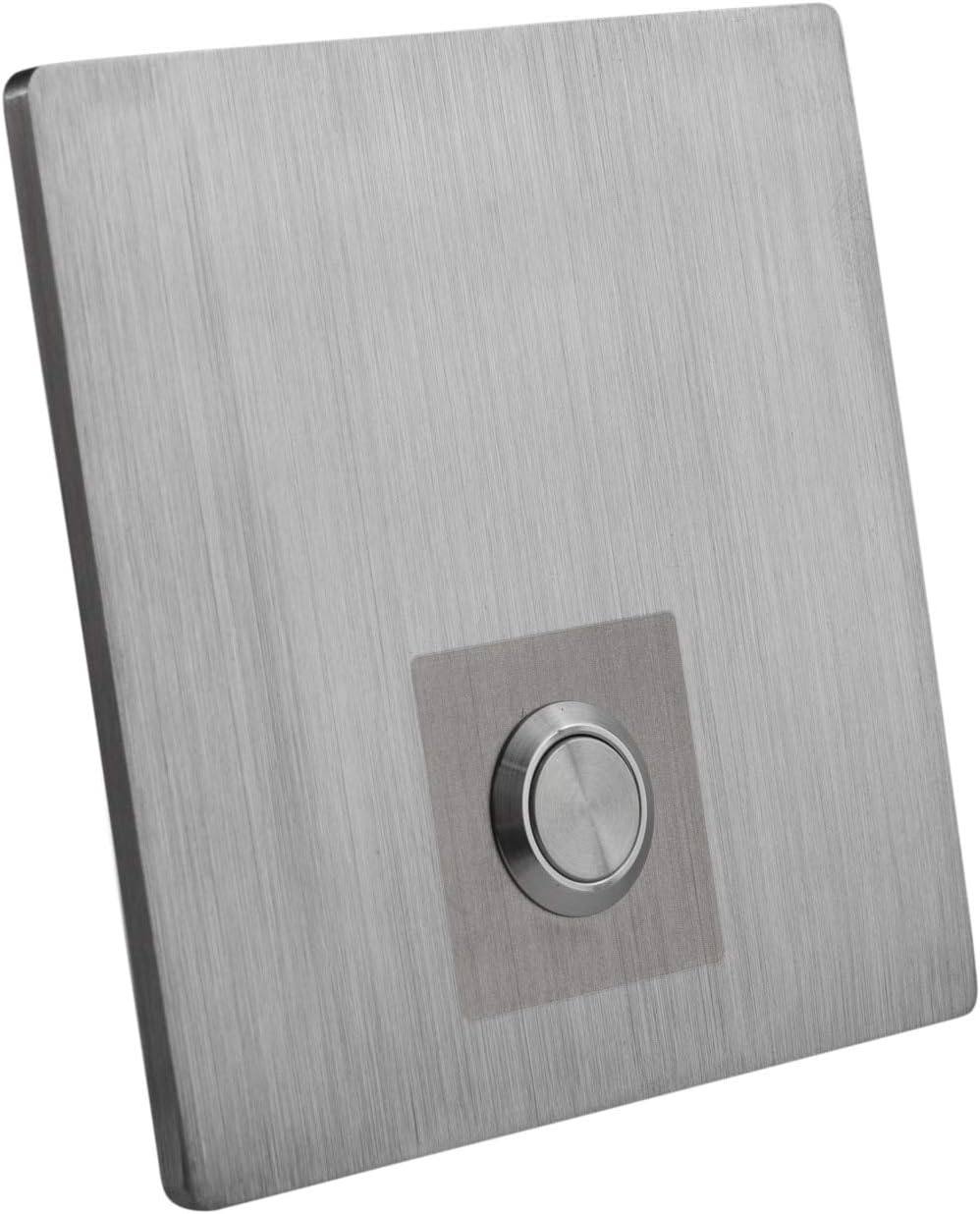 Model S3 Stainless Steel Doorbell Button in 304 Stainless Steel 3.54” x 3.54” x 5/32” (4mm thick)