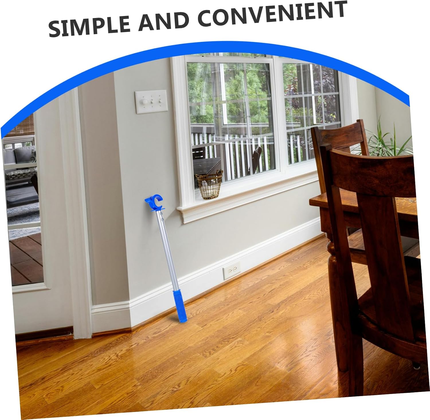 Window Opening Aid Window Poles Pull Rods Sturdy Construction for Easy Access to High Skylights Suitable for Living Rooms Kitchens and Schools