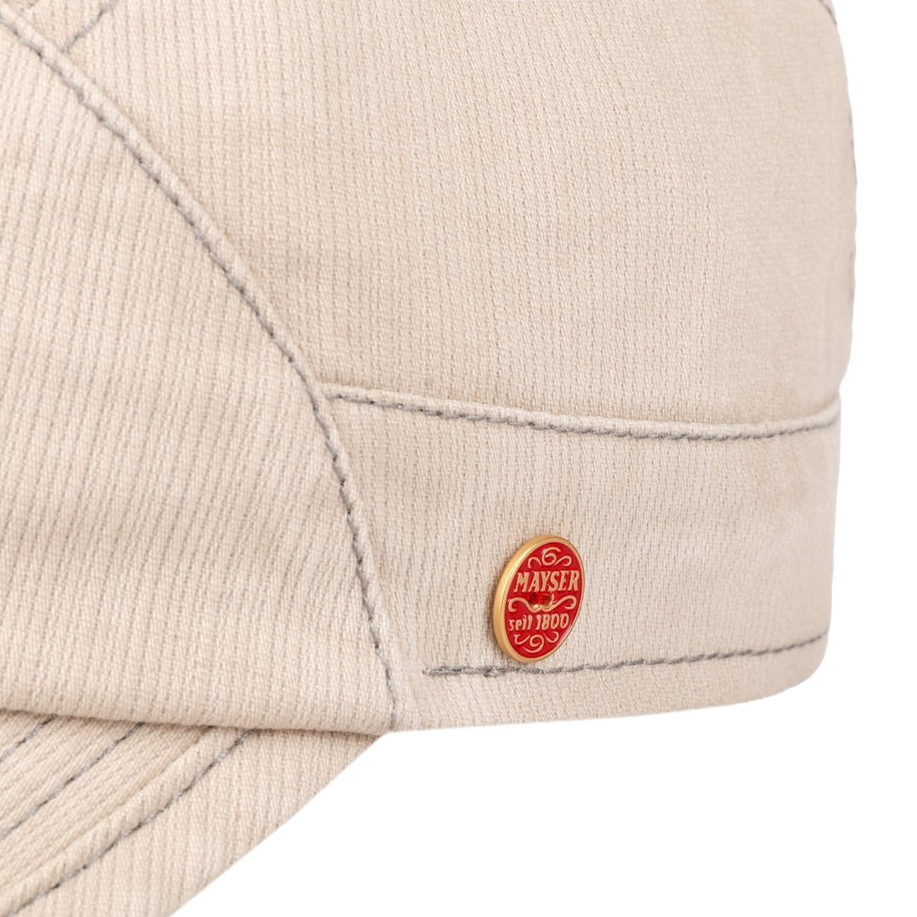 MAYSER Cappellino Marcelo Protezione UV Donna/Uomo - Made in The EU Berretto Baseball cap Estivo Fibbia Metallo, con Visiera, Chiuso Dietro Primavera/Estate Estate