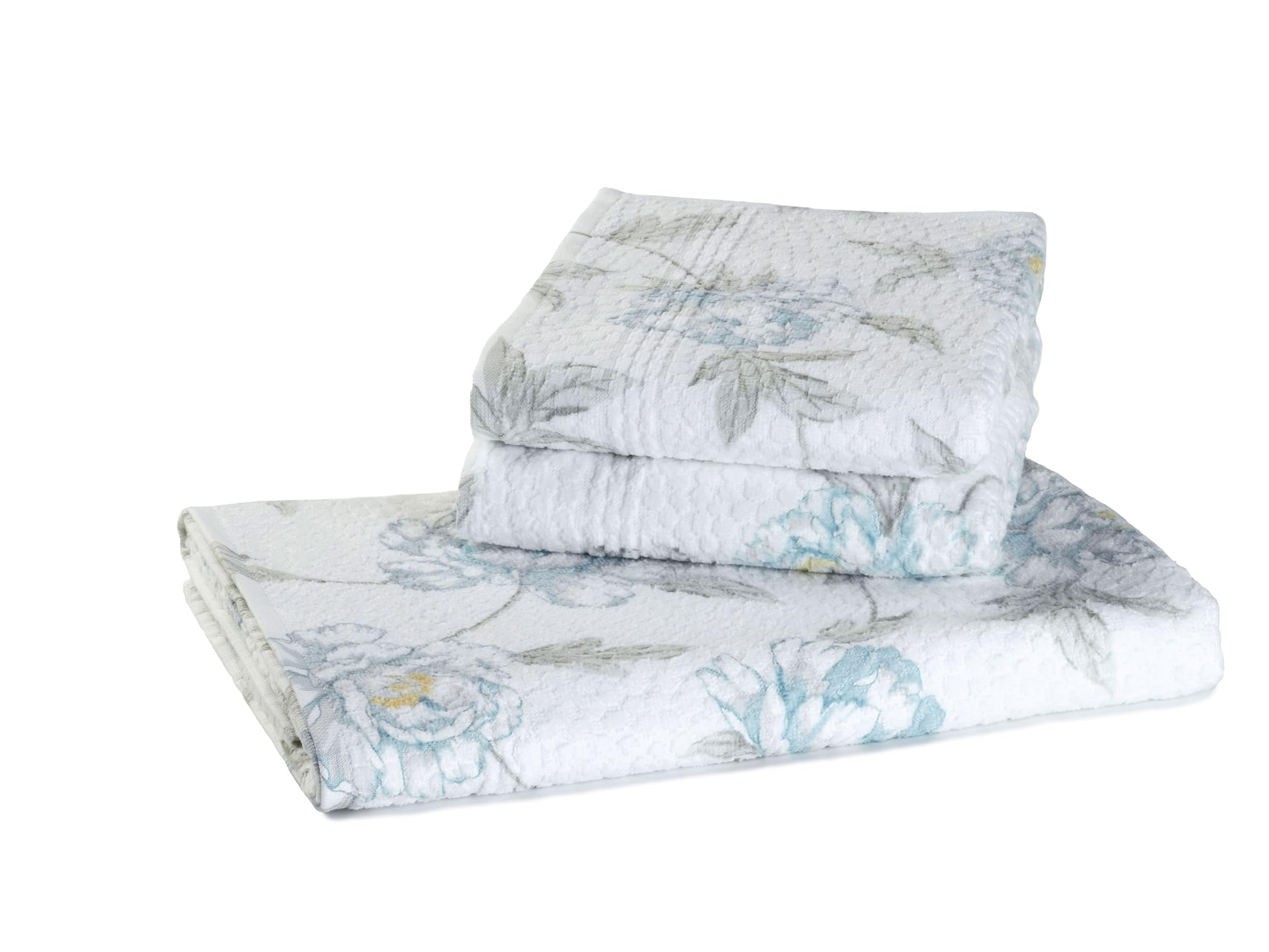 Serviette de douche Wolke 8 lot de 3 serviettes coton anti-rêche