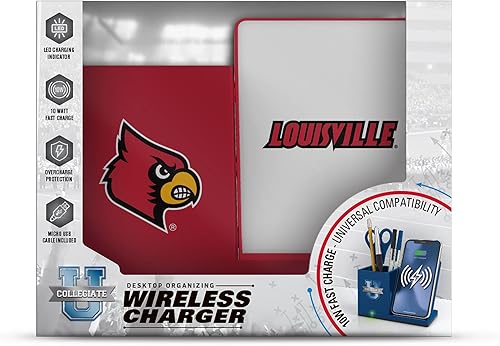 Miniatura 47 de SOAR NCAA - Soporte de carga inalámbrico unisex para teléfono celular y organizador de escritorio