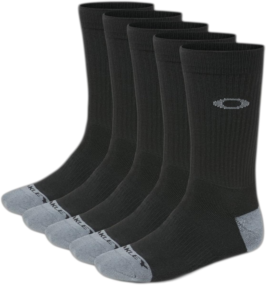 Oakley Men's Performance Basic Crew Socks (5-Pack)