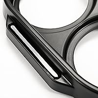 Vista 9 de Kojem Cubierta de calibre compatible con Harley-Davidson Road Glide 1998-2013 Reemplazo para cubierta de velocímetro 67923-98B 21906 Negro