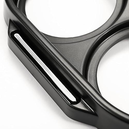 Miniatura 9 de Kojem Cubierta de calibre compatible con Harley-Davidson Road Glide 1998-2013 Reemplazo para cubierta de velocímetro 67923-98B 21906 Negro