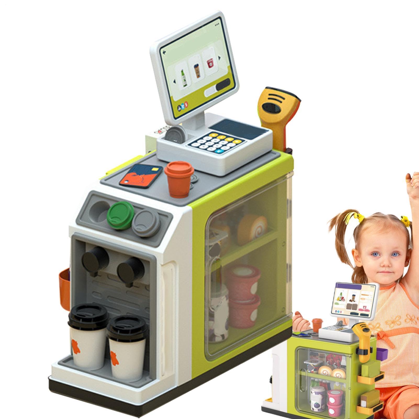 Kids Checkout Counter - Pretend Grocery Store | Toy Supermarket