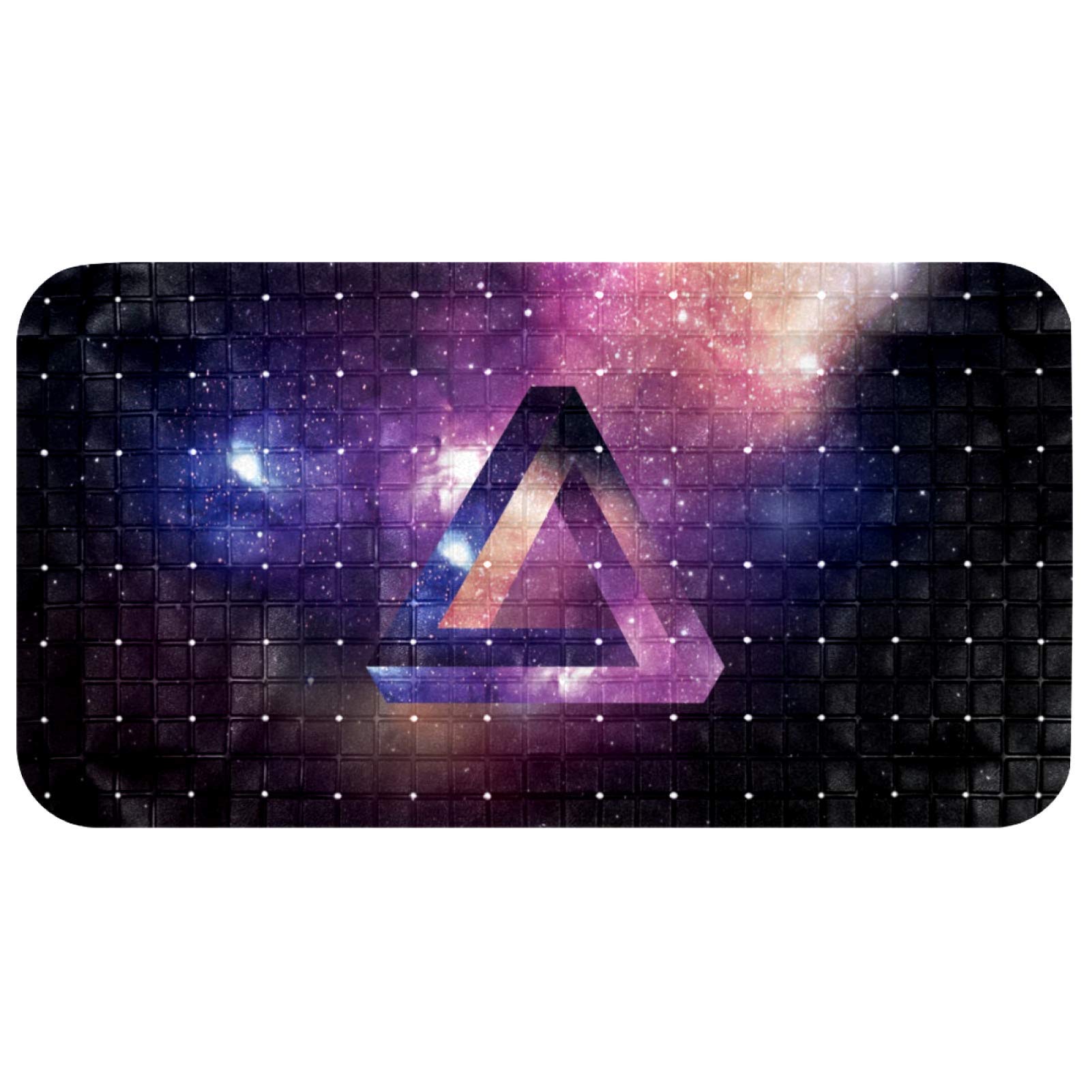 Alfombrilla de baño para bañera Bennigiry con diseño de galaxia para un relax total