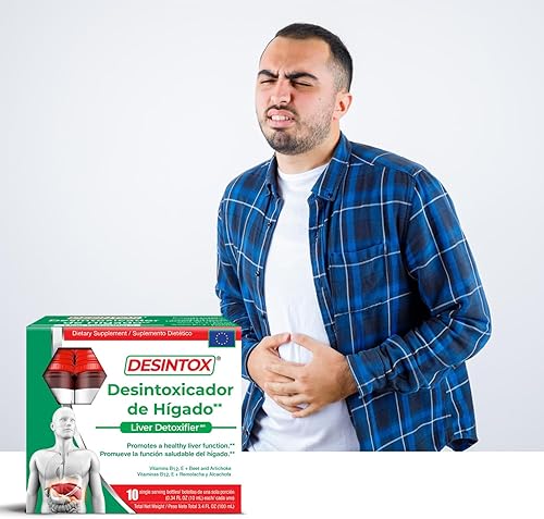 Miniatura 4 de Suplemento para el hígado – 10 frascos de porción individual Suplemento dietético de apoyo hepático para hombres y mujeres – Suplemento de apoyo