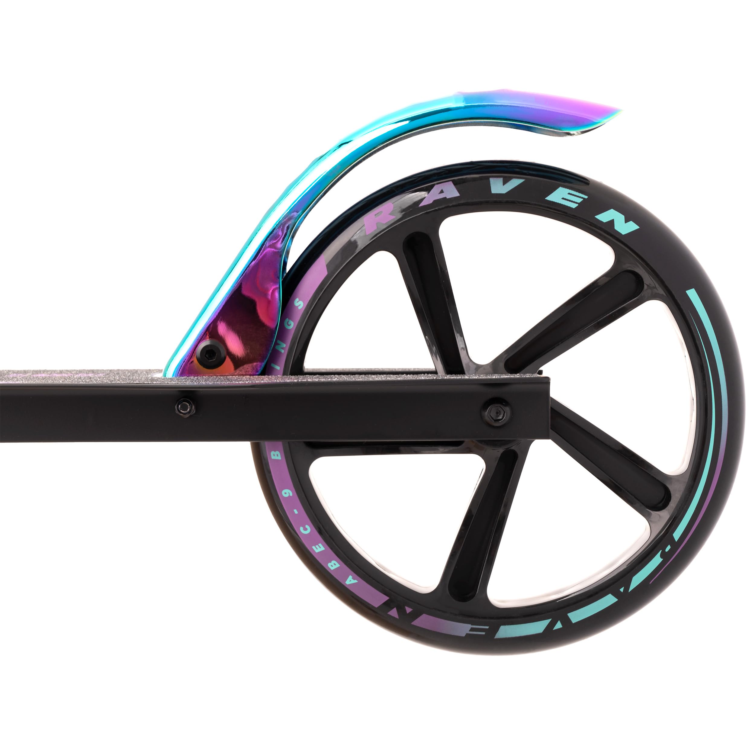RAVEN Scooter Roller Tretroller Kickscooter für Kinder Erwachsene |klappbar | höhenverstellbar | Tragegurt | Klingel | Flaschenhalter