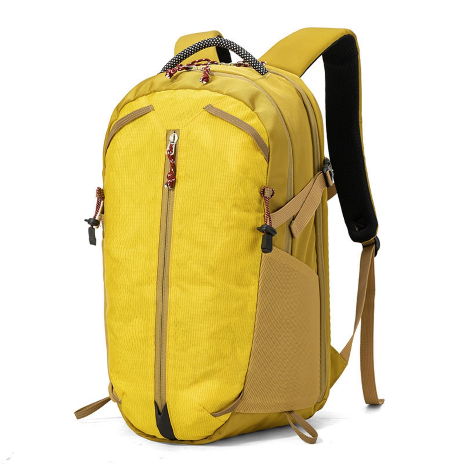 Zaino con Tasche Laterali Leggero, Giallo, Giallo, Taglia Unica Per Adulti