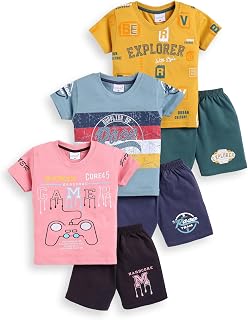 MI Kidz Baby Boys Tshirt and Short Set Price In India