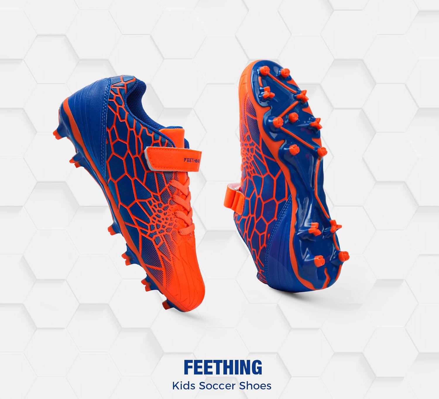 Kids Soccer Cleats for Boys Girls Soccer Shoes Firm Ground Youth Lightweight Athletic Training Football Cleats for Little/Big Kid - Image 8