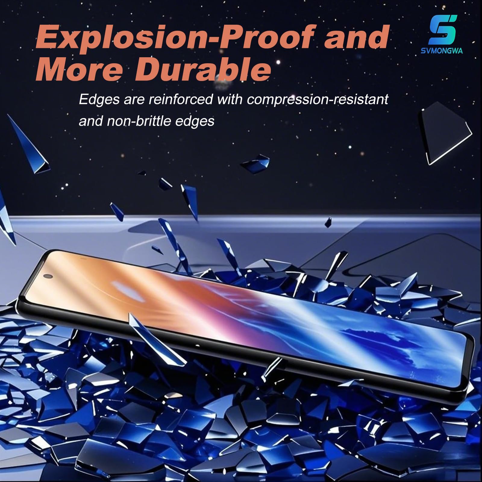 Paquete de 2 protectores de pantalla de privacidad para Samsung Galaxy A54 con 2 protectores de lente de cámara, película de vidrio templado antiespía de cobertura completa, dureza 9H, sin