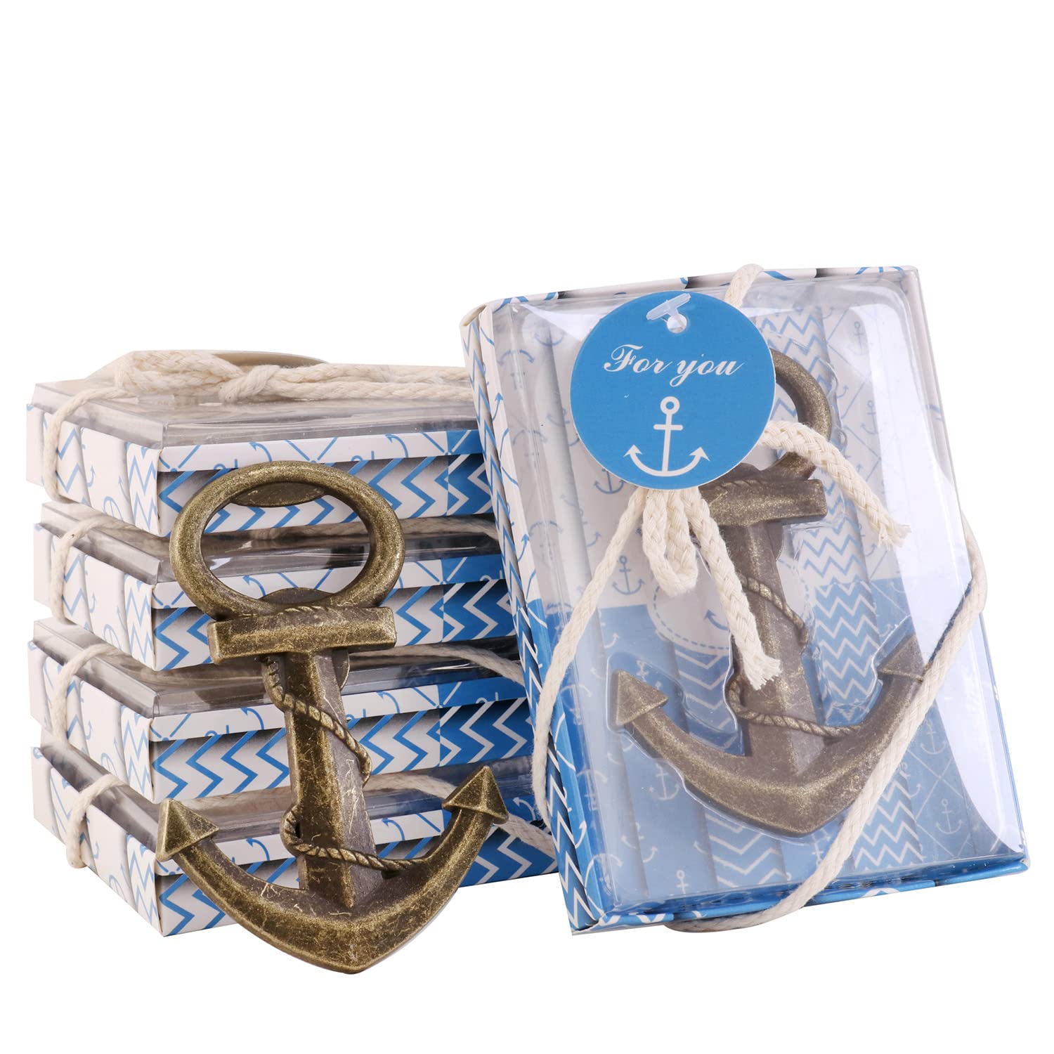 Regalos Boda Tema Viaje Abrebotellas Con Ancla Náutica - Pack De 30,  Incluye Bolsas Y Tarjetas, Ideal Regalos Boda O Fiesta Temática  Abrebotellas Ancla Náutica, image size:1500x1500