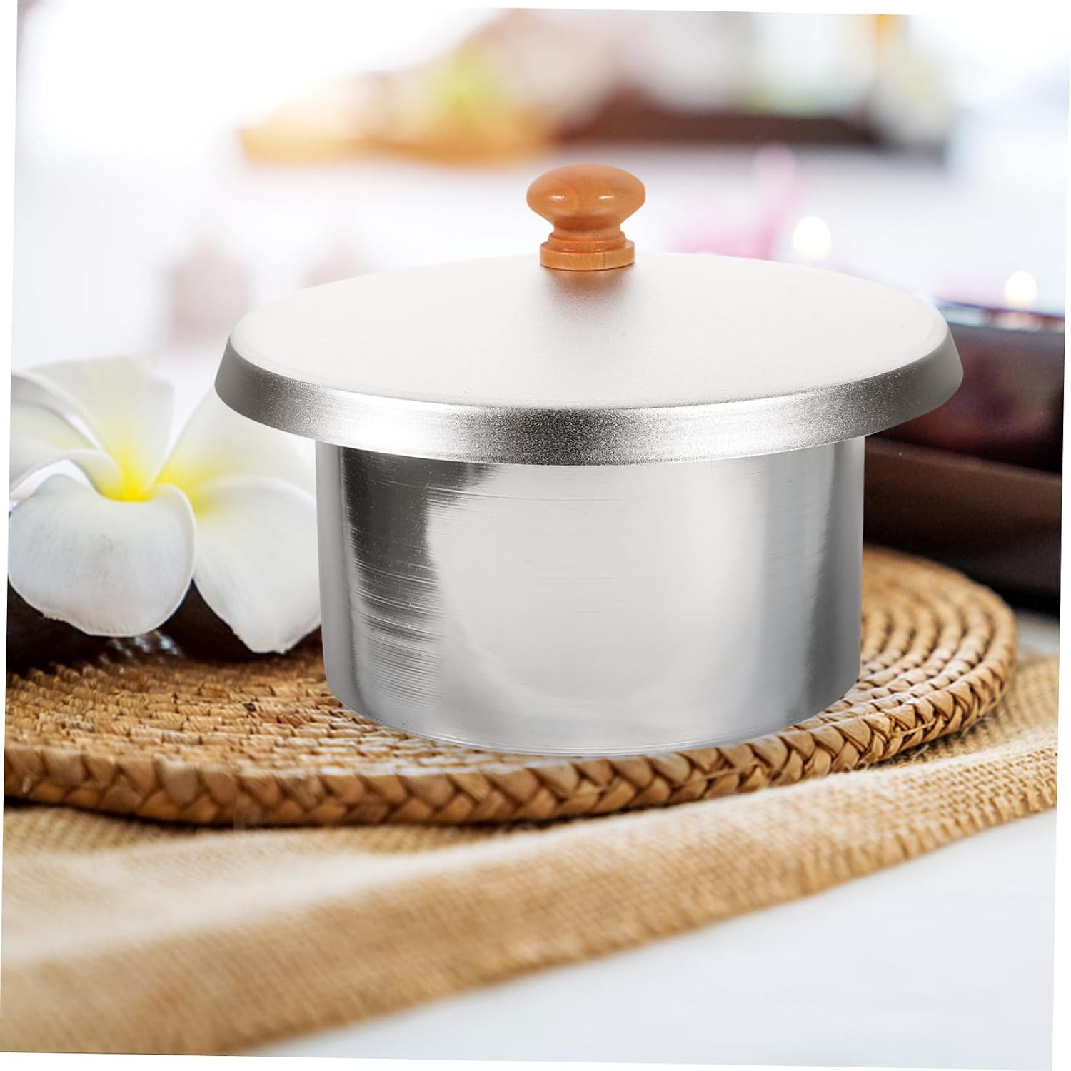 KICHOUSE Wax Heater Inner Pot Lid Wax Cartridge Heater Pot Bowl for Melting Accessories for Warmer