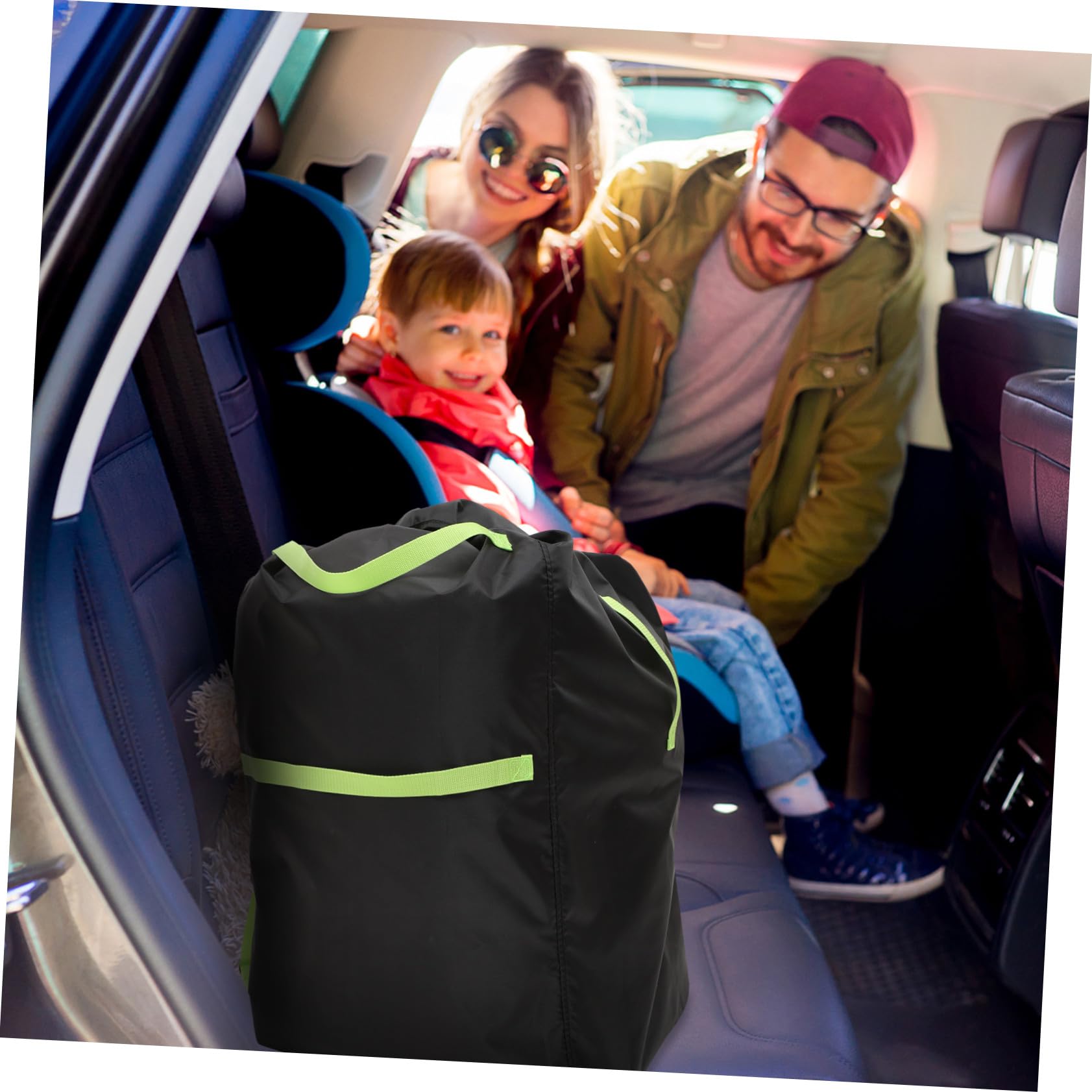 Borsa Viaggio Passeggino Doppio Oxford Nero, Custodia Gate Check