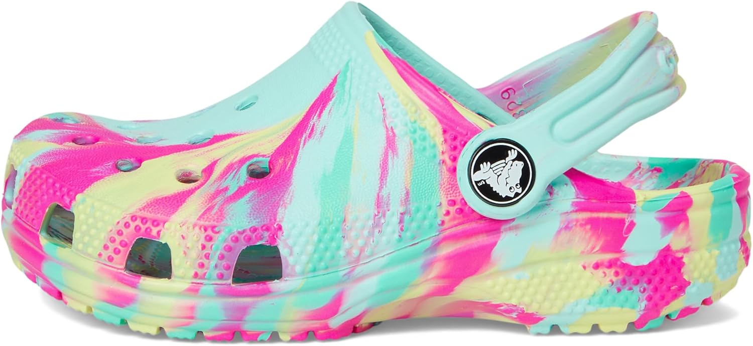 Crocs Unisex-Child Classic Watercolor Marbled Clog K - Image 14