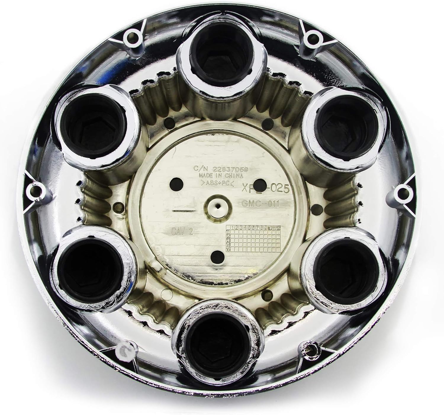 1PC Wheel Hub Cap 6 Lug Chrome Forgmc Van SUV Sierra Savana Yukon 15067579 15067581 15755622 9595688 9596662 5129 5223 16 17 Inch Wheel Rim Cover g006