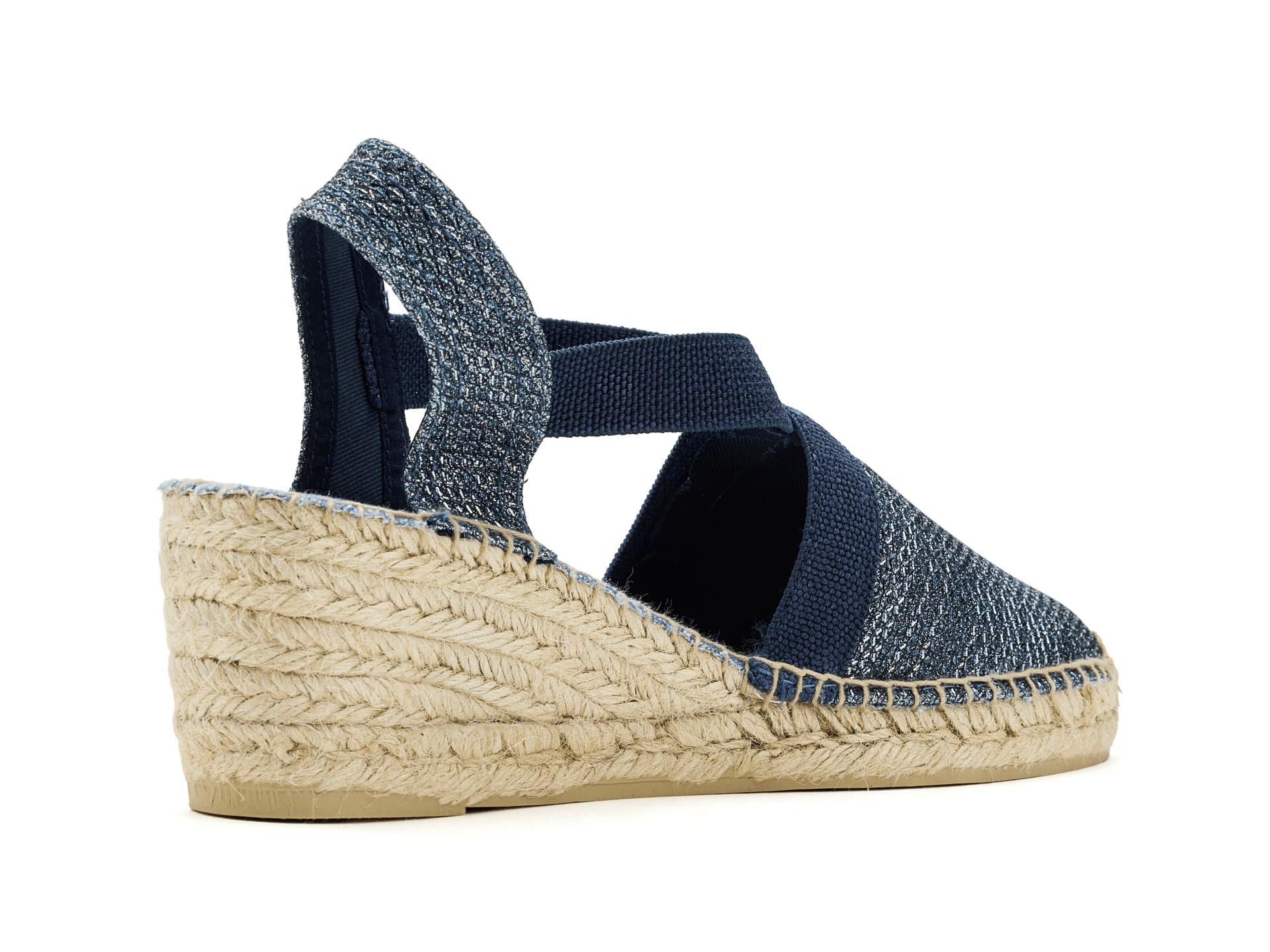 Toni Pons Triton - Espadrillas vegane con Zeppa da Donna realizzate in Tessuto di Cotone.