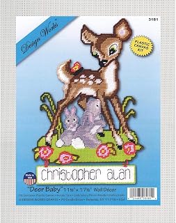 Design Works Crafts Plastic Canvas Deer Baby