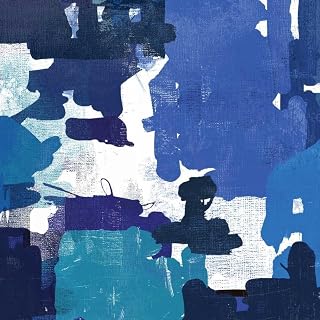 ArtDirect Block Paint II Blue Version Unframed Art Print Giclee Poster by PI Studio - Ready for Framing with Customization Sizes 8x8, 11x11, 16x16, 24x24, 36x36, and 48x48 Inches