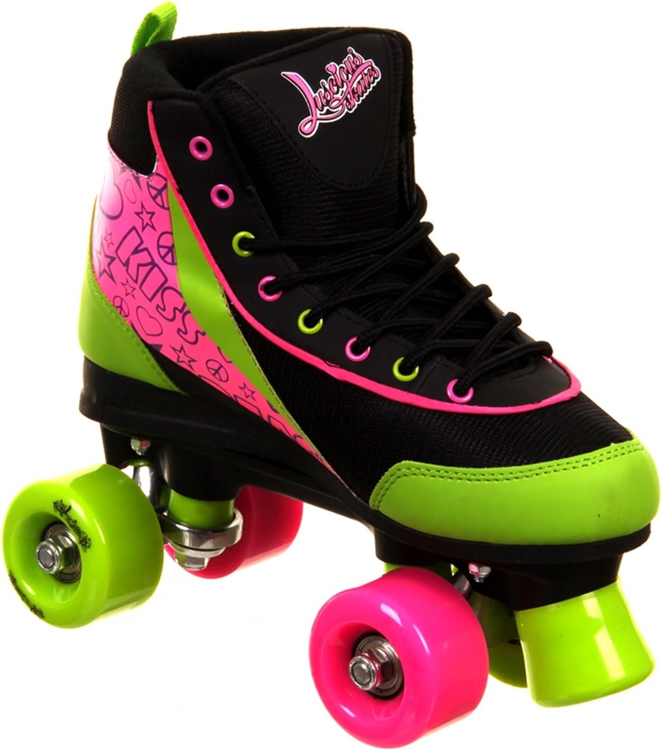 Luscious Retro Quad Roller Skates - Delish - UK 2