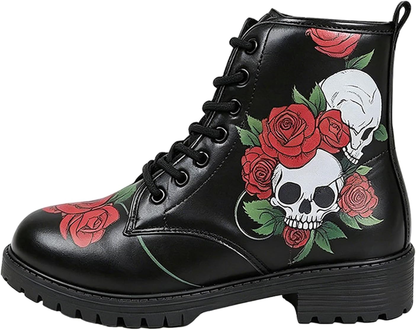 Red Rose Skull