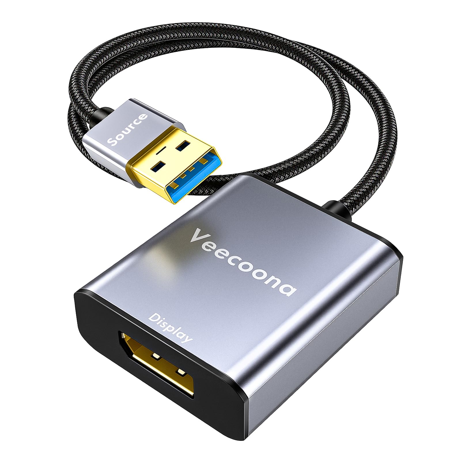 USB to DisplayPort Adapter for Windows 7/8/10/11, MAC OS