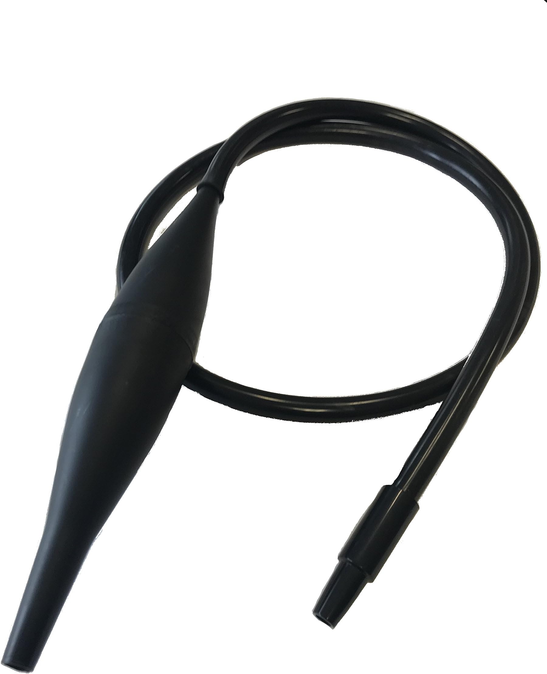 Shisha Water Pipes, Ice Bazooka Hose for Shisha, Silicone Pipe with Cooling Pad, Black, Complete Set including Hose and Connector.